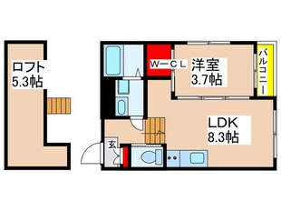 ハーモニーテラス十番Ⅱの物件間取画像